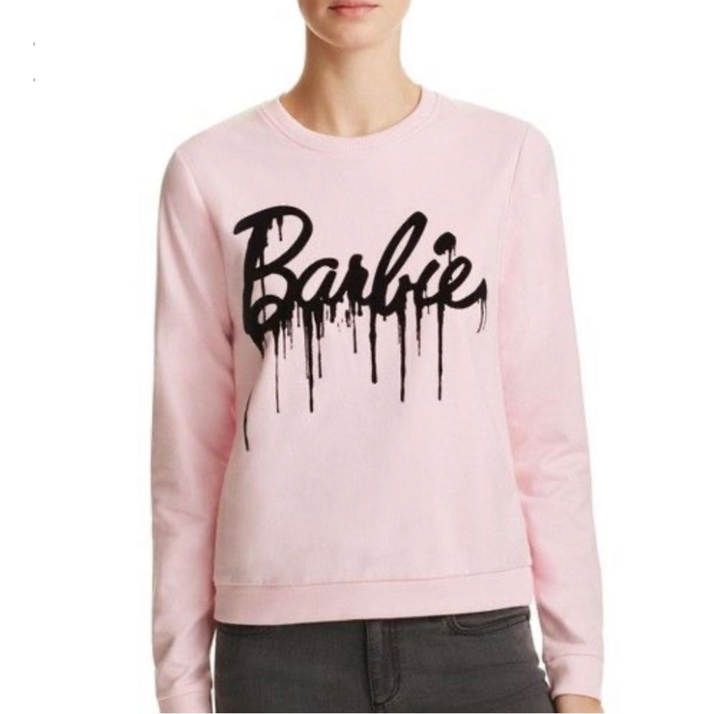 ✨HP!✨ ⏰ Eleven Paris x Barbie Women Barbie Drip Canubie Sweater in Pink